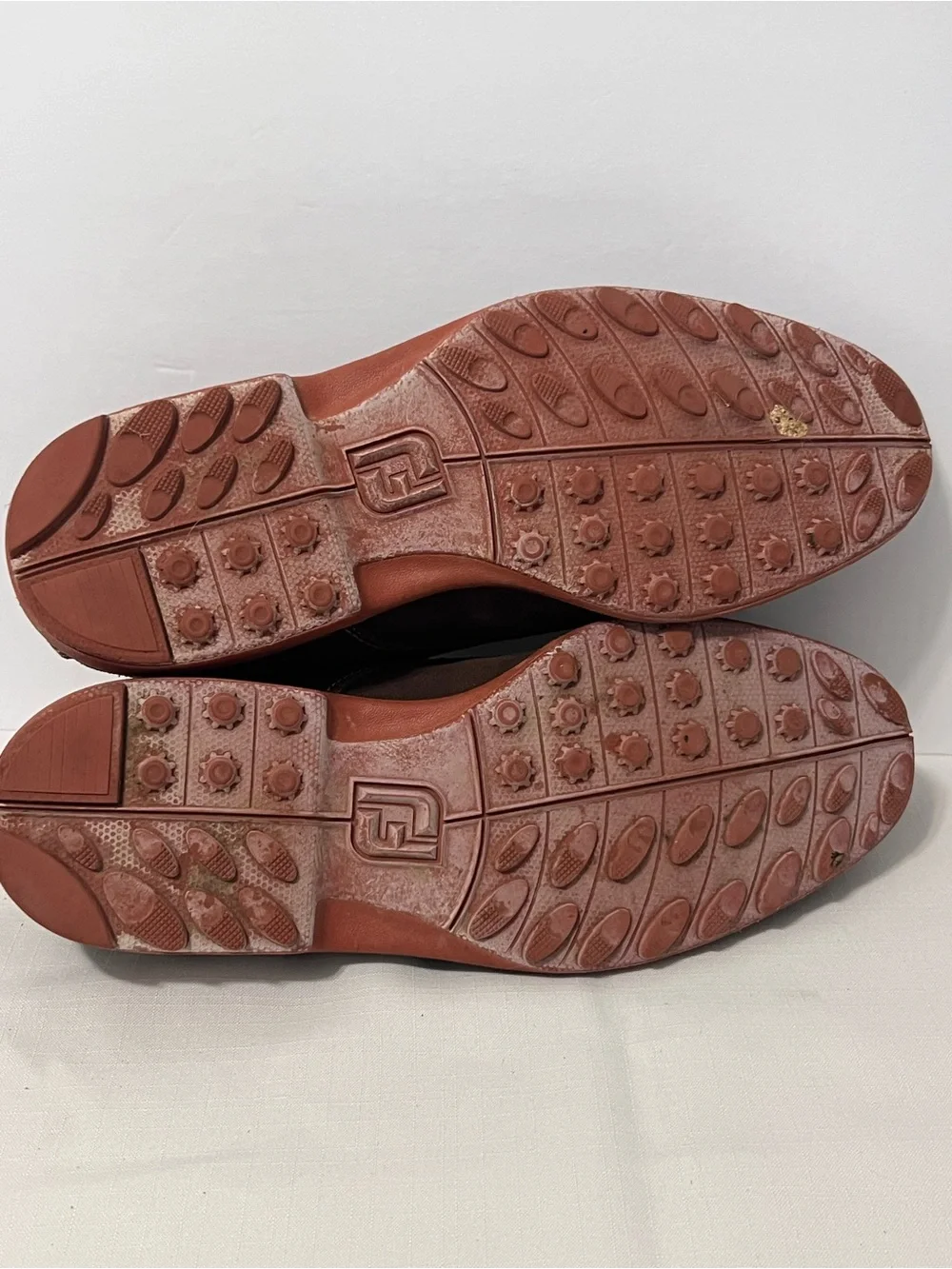 FootJoy Brown Suede Leather Club Casual Spikeless Golf Dress Shoes Size 11.5